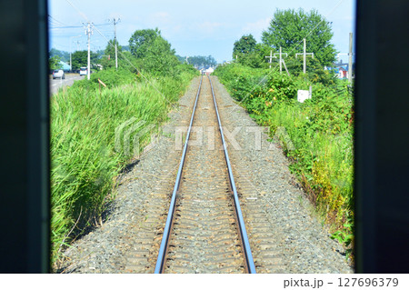 JR北海道、根室本線の帯広駅から池田駅までの普通列車風景(2023年夏) 127696379