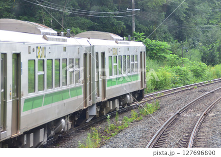 JR北海道、根室本線の新得駅から帯広駅までの普通列車風景(2023年夏) 127696890