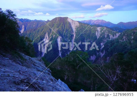 七倉岳付近からの不動岳 七倉岳付近からの不動岳 127696955