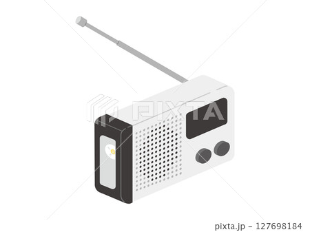 防災ラジオのイラスト 127698184
