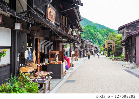 『奈良井宿 上町界隈』旧中山道 宿場町 （長野県塩尻市） 127698292
