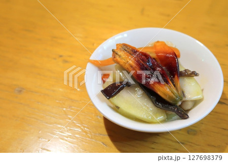 炒め野菜を使ったお通し 127698379