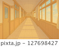 学校の廊下　 127698427