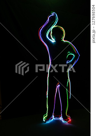 宇宙人のイメージのシルエット 宇宙人のイメージのシルエット 127698504