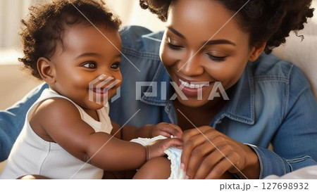 お母さんと赤ちゃんの生活 お母さんと赤ちゃんの生活 127698932