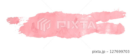 pink watercolor background. Artistic hand paint. Isolated on transparent background. pink watercolor background. Artistic hand paint. Isolated on transparent background. 127699703