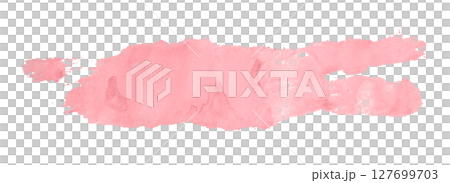 pink watercolor background. Artistic hand paint. Isolated on transparent background. pink watercolor background. Artistic hand paint. Isolated on transparent background. 127699703