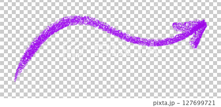 Purple arrow symbol colored pencil isolated on transparent background Purple arrow symbol colored pencil isolated on transparent background 127699721