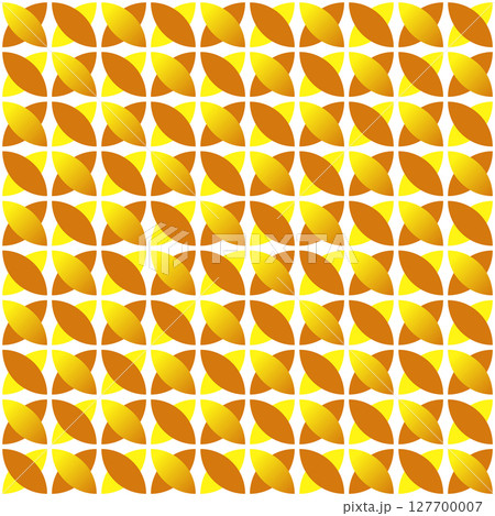 七宝繋ぎ風の背景素材 シームレスパターン スウォッチ対応 黄色 七宝繋ぎ風の背景素材 シームレスパターン スウォッチ対応 黄色 127700007