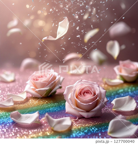 ピンクの薔薇 127700040