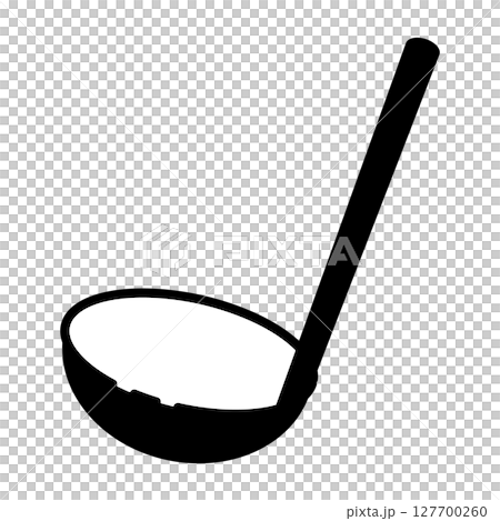Simple icon of ladle 127700260