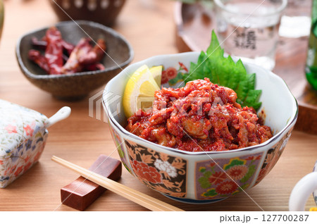 韓国料理 タラのチャンジャ (タラチャンジャ) 127700287