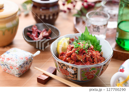 韓国料理 タラのチャンジャ (タラチャンジャ) 127700290