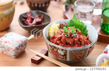 韓国料理 タラのチャンジャ (タラチャンジャ) 韓国料理 タラのチャンジャ (タラチャンジャ) 127700291