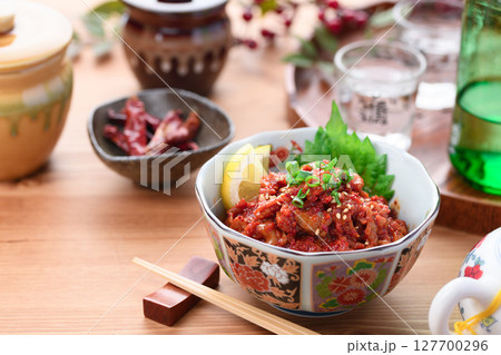 韓国料理 タラのチャンジャ (タラチャンジャ) 127700296
