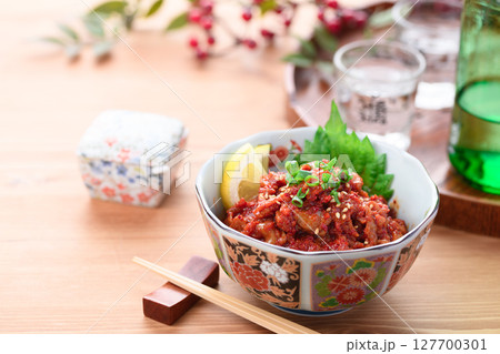 韓国料理 タラのチャンジャ (タラチャンジャ) 127700301