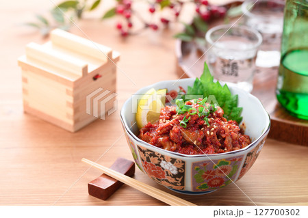 韓国料理 タラのチャンジャ (タラチャンジャ) 127700302