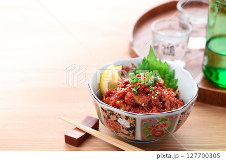 韓国料理 タラのチャンジャ (タラチャンジャ) 韓国料理 タラのチャンジャ (タラチャンジャ) 127700305