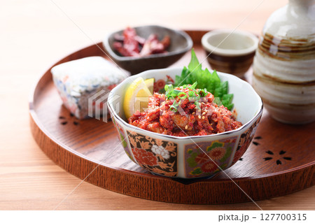 韓国料理 タラのチャンジャ (タラチャンジャ) 127700315