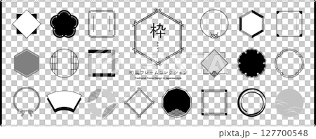 日式裝飾框設計套裝[單色] 127700548