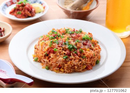 ピリ辛でやみつき♪ チャンジャ炒飯 127701062