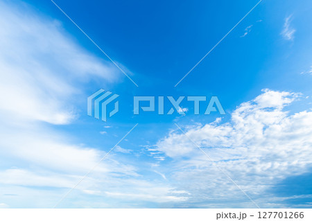 beautiful airatmosphere bright blue sky background abstract clear texture with white clouds. beautiful airatmosphere bright blue sky background abstract clear texture with white clouds. 127701266