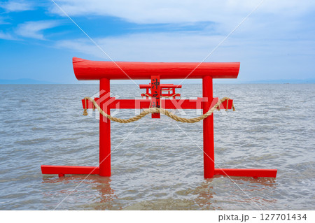 佐賀県 海中鳥居 佐賀県 海中鳥居 127701434