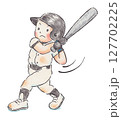 野球のバッターのイラスト 127702225