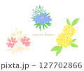 秋の花アイコン　イラストセット　 127702866