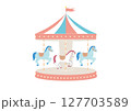 メリーゴーランド罫なし_3頭 127703589