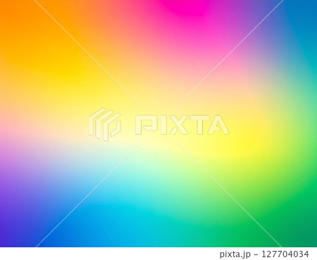 虹色のグラデーション背景素材 127704034