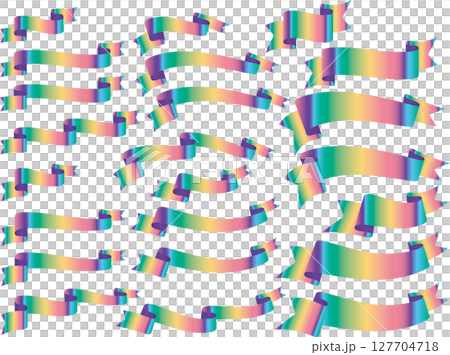 絲帶,變形滑溜,21彩虹暗 絲帶,變形滑溜,21彩虹暗 127704718
