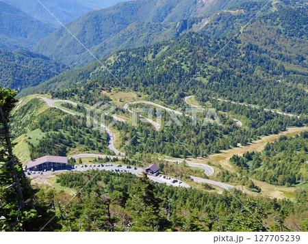 横手山から見た景色 秋 横手山から見た景色 秋 127705239