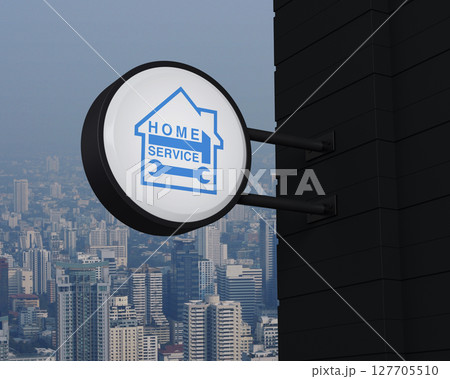 Business home service concept, 3D rendering Business home service concept, 3D rendering 127705510