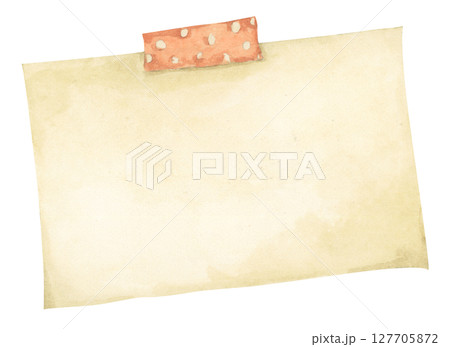 Pastel Notepad and Sticky Notes. Memo Pad for Planner, Office or Back to School. Watercolor Note Paper Illustration. 127705872