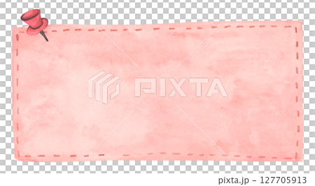 Pastel Notepad and Sticky Notes. Memo Pad for Planner, Office or Back to School. Watercolor Note Paper Illustration. 127705913