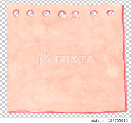 Pastel Notepad and Sticky Notes. Memo Pad for Planner, Office or Back to School. Watercolor Note Paper Illustration. 127705916