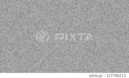 Light noise dot grain background. Vector black and white dotwork pattern. Densely dotted halftone texture, stipple sand grain effect. Abstract grunge monochrome overlay with stochastic stipple spray 127706213