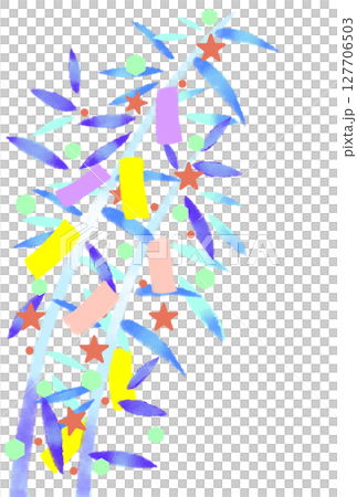 七夕裝飾的插圖 127706503