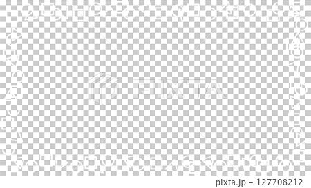 丸・三角・四角の手描き風白黒フレーム 白線画 丸・三角・四角の手描き風白黒フレーム 白線画 127708212