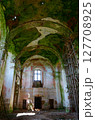 View inside abandoned Church of St. Anthony in the agrotown of Knyazhitsy, Mogilev region, Belarus 127708925