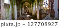 Devastation in abandoned Dominican Church of St. Anthony in agrotown of Knyazhitsy, Mogilev region, Belarus 127708927