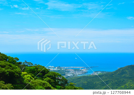 屋久島 宮之浦 東シナ海 屋久島 宮之浦 東シナ海 127708944
