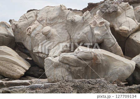 【台湾/台東県】富岡地質公園・小野柳の奇岩怪石 127709134