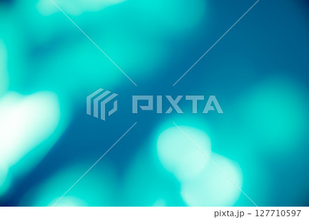 ディープグリーン系キラキラ背景素材　(写真素材) 127710597