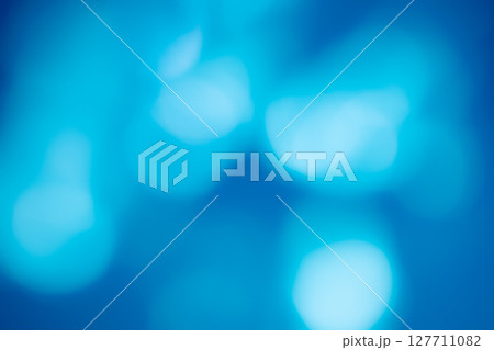 ディープブルー系キラキラ背景素材　(写真素材) 127711082