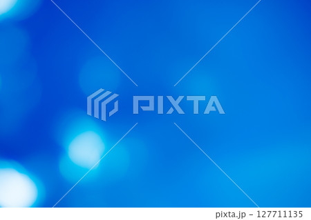 ディープブルー系キラキラ背景素材　(写真素材) 127711135