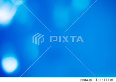 ディープブルー系キラキラ背景素材　(写真素材) 127711136