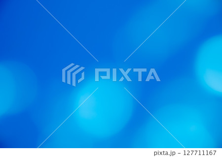 ディープブルー系キラキラ背景素材　(写真素材) 127711167