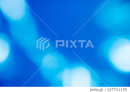 ディープブルー系キラキラ背景素材　(写真素材) 127711176
